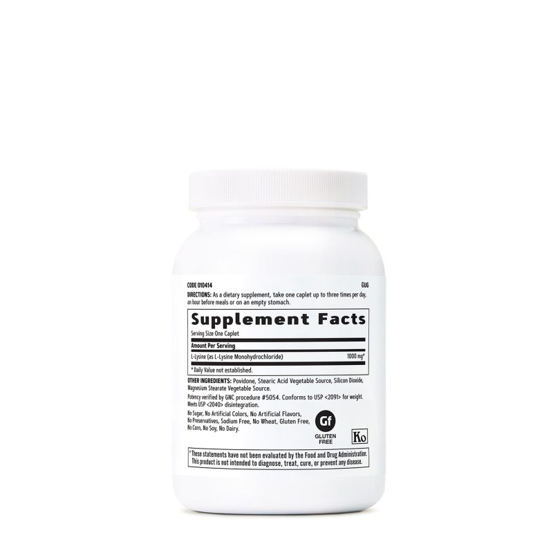 L-Lysine – 1000 mg thumbnail 2